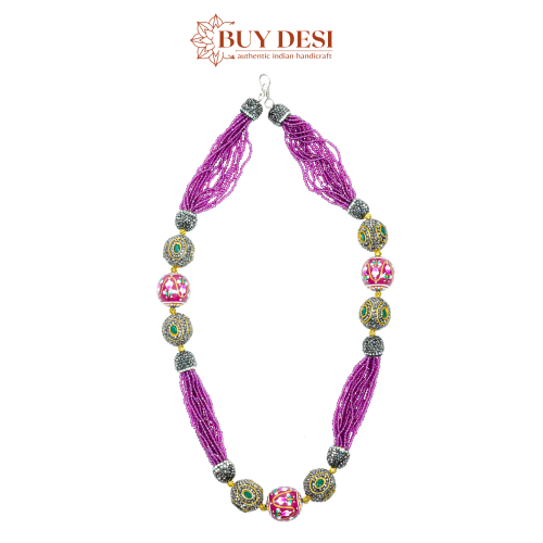 Royal Multi Color Beaded Necklace for Women