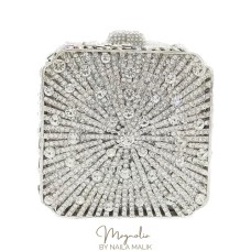 CASABLANCA Mini Silver Clutch PRE ORDER ONLY