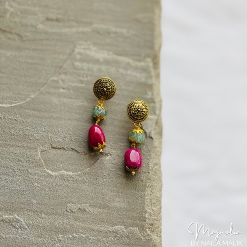 AIZA Stone Earrings