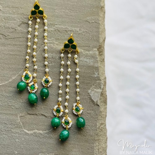 INIKA Green Earrings