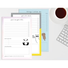 Daily Planners, Tear Off Pad, A5 Notepad, Daily Organiser Agenda, Desk Pad, To Do List, Gift Ideas, Cute Stationery, Funny, Memo Pad, Jotter