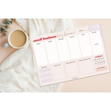 A4 Small Business Planner Weekly Planner Pad Business Organiser Order Tracker Product Planner Notepad To Do List Desk Planner Daily Tasks