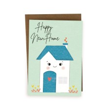 Happy New Home Card, First Home, New House, You're Moving, Housewarming Cards, Congratulations On Your New Home Card Cute BYANIKA