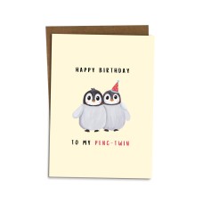 Happy Birthday Card For Twin Sister Twin Brother Best Friend