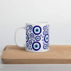 Evil Eye Pattern Ceramic Mug