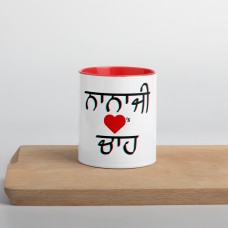 Nanaji Loves Cha, Ceramic Mug For Grandad