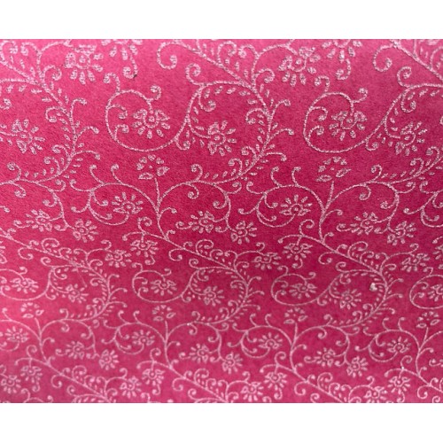Pink with glitter detail handmade wrapping paper