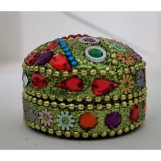 Multi coloured trinket box