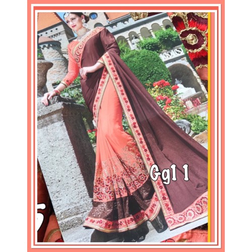 Saree in georgette in stock ready to dispatch in uk/327