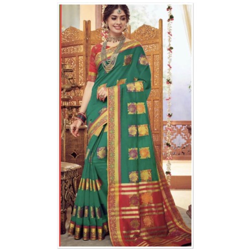 Cotton silk saree/132