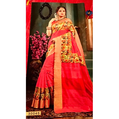 Cotton silk khadi saree ready to dispatch in Uk/139