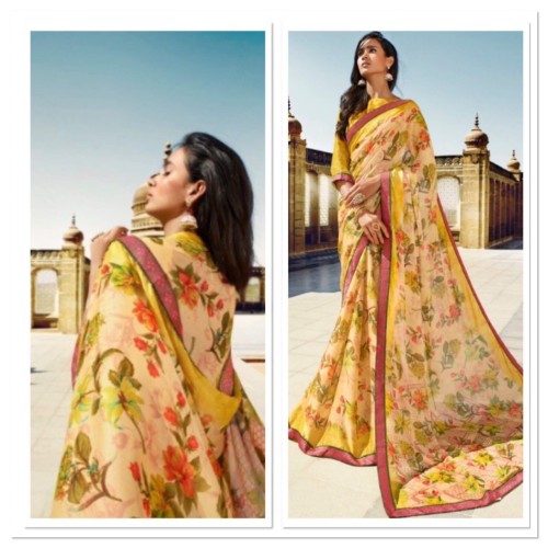 Saree in georgette ready to dispatch in Uk/294