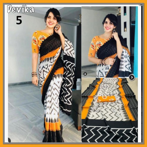 Silk saree with digital print (ready to dispatch in Uk)289 please check all images before purchasing