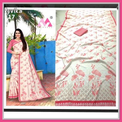Silk saree with digital print ( ready to dispatch in Uk )/278