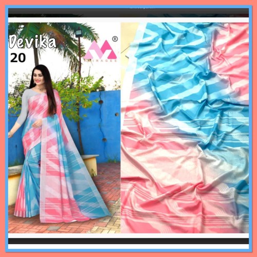 Silk saree with digital print ( ready to dispatch Uk )/276