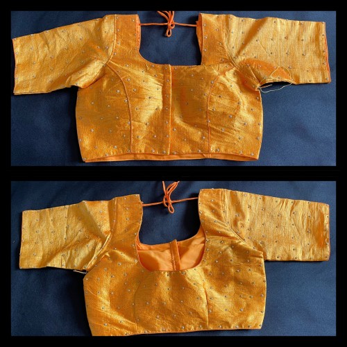 Silk saree blouse (852)