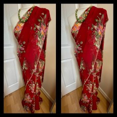 Floral print saree 964