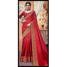 Silk ( with mixed fabrics) saree with border 1214