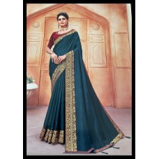 Silk ( with mixed fabrics)saree with border 1209