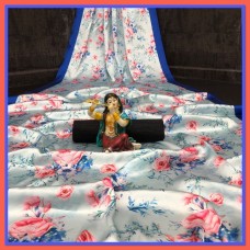 Satin silk saree 984