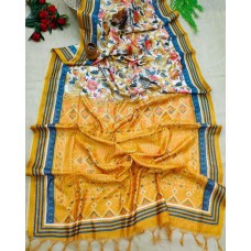 Linen saree 1366