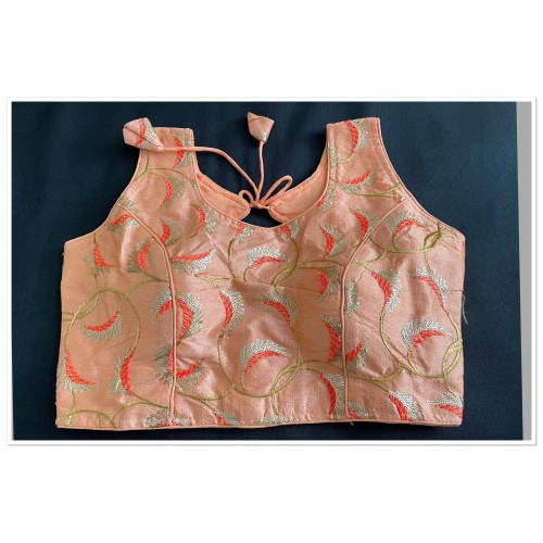 Saree blouse ( peach colour) 1505