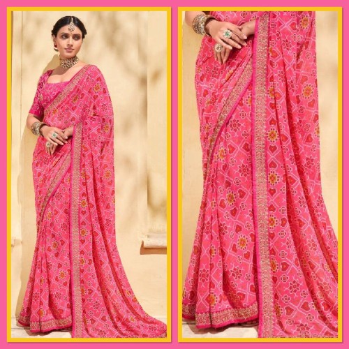 Georgette saree 1531