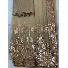 Georgette sequins saree 1547