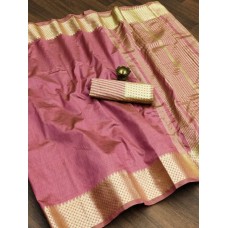 Cotton silk saree dusty pink 1721