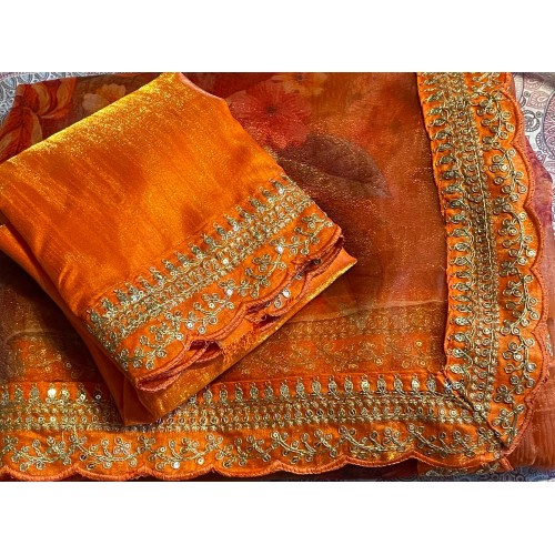 Organza saree 1767