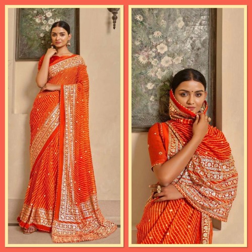 Lariya print saree 1849