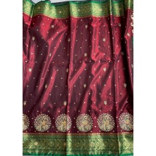 Two tone silk saree 1948