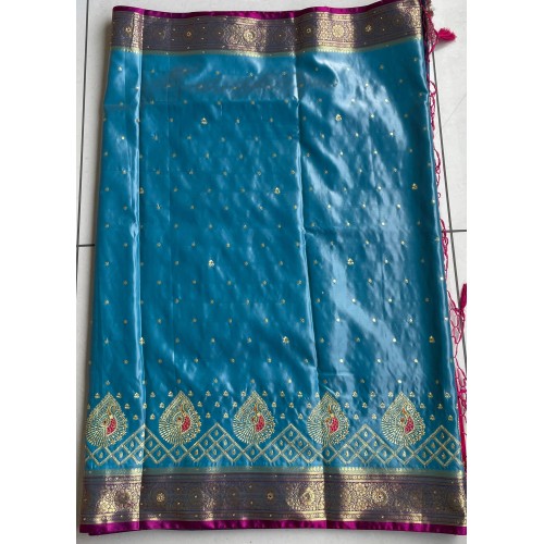 Two tone silk saree 1949