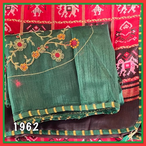 Patola print cotton saree 1962