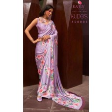 Satin crepe saree 1991