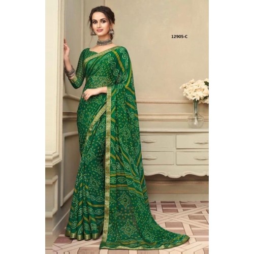 Bandhni print saree 2012