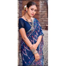 Ikkat print cotton saree 2021