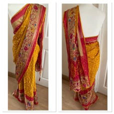 Georgette silk saree 1818