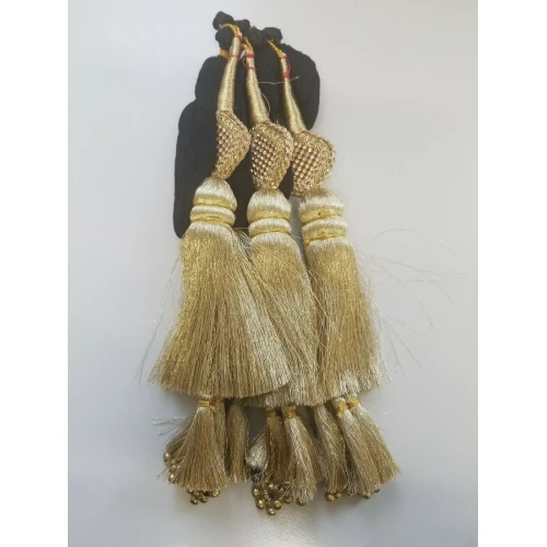Indian punjabi parandi mehndi jaago mirror bridal patiala paranda hair braid mga