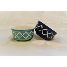 Aoki Blue Pottery Bowls
